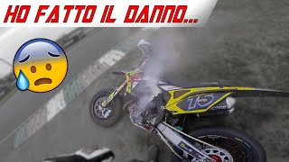 HO FATTO IL DANNO CRASH HONDA CRF450 SM [upl. by Ludba491]