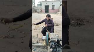 Amazing chair experiment startup 20hp diesel engine experimint shortfeed videos [upl. by Eiduj]