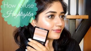 Highlighter Makeup Tutorial for Beginners  corallista [upl. by Flemming]