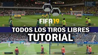 TODOS LOS TIROS LIBRES EN FIFA 19 TUTORIAL  TIRO LIBRE CHETADOLEJANOJUGADAROBERTO CARLOSETC [upl. by Katrinka]