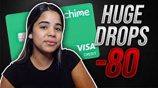 Chime Credit Builder Card Review Huge Credit Score Drops  How To Fix It [upl. by Atinaw]