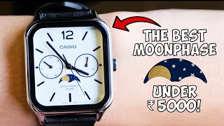 I bought the BEST MOONPHASE Watch UNDER ₹5000 the CASIO MTPM305 [upl. by Mirella]