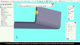 SolidWorks  gestione lamiere [upl. by Amirak]