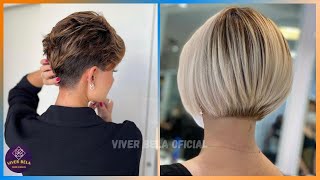 TOP 10 CORTES DE CABELO CURTO FEMININO 50 ANOS TENDÊNCIA 2024 [upl. by Abagael320]