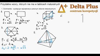 Przydatne wzory których nie ma w tablicach maturalnych [upl. by Elacsap]