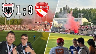 Saisoneröffnung der Dieci Challenge League quotFC Aarau vs FC Thun Stadionvlogquot 19072024 [upl. by Eimmat565]