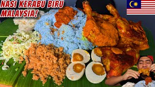 TANBOY KUN MUKBANG 4 KG NASI KERABU KHAS KELANTAN MALAYSIA [upl. by Ydak]