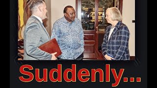 Real reason US and UK visited Uhuru Nervous about shaky Ruto presidency  Kenya news [upl. by Heiner]