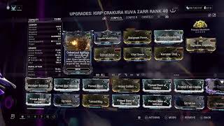 Warframe Kuva Zarr build [upl. by Jordain]