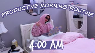 INSANELY PRODUCTIVE MORNING ROUTINE [upl. by Akanke]