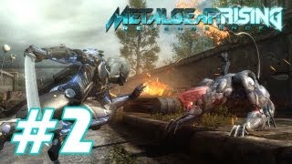 Metal Gear Rising Revengeance  PART 2 Playthrough PS3 X360 TRUEHD QUALITY [upl. by Lymn]