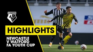 EXTENDED HIGHLIGHTS  NEWCASTLE UNITED U18 32 WATFORD U18 AET  FA YOUTH CUP [upl. by Aynnek]