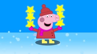 Peppa Pig En Español  Pinta Cuadro De Familia En Navidad [upl. by Noral]