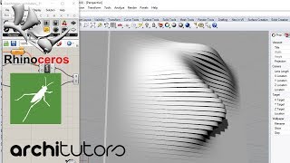 Parametric extrusions in Rhino using Grasshopper  architutors [upl. by Matti]