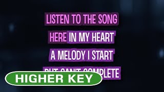 Listen Karaoke Higher Key  Beyonce [upl. by Ainak601]