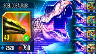 SCELIDOSAURUS SOLO BATTLE SINOSAUROPTERYX VS RODRIGUES SOLITAIRE  JURASSIC WORLD THE GAME [upl. by Dnalyr]