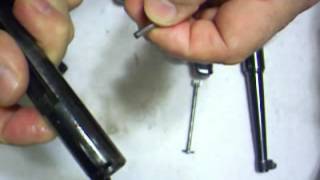 Part 4 Ruger 22 disassembly Guns [upl. by Wsan879]