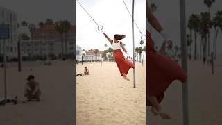 The greatest feeling 🥹 SummerTime Summer SantaMonica MuscleBeach [upl. by Albrecht]