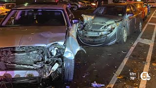 Akron police cruiser crashes into 4 cars in Highland Square owners want to know who will pay [upl. by Carisa680]