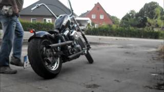 Harley Davidson FX 1200 Shovelhead Kick Start Shovel Sound kickstarters [upl. by Ellennoj]