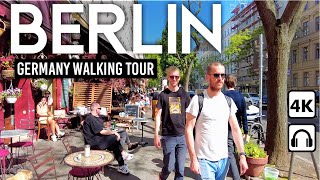 BERLIN Germany 🇩🇪 Summer 4K Walking Tour in Kreuzberg amp Mitte ☀️ [upl. by Airotcivairam]