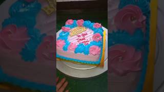 Square shape cake 🎂explore cake cakedesgin cakedecoration trending ytshorts cakemaking [upl. by Scheer]