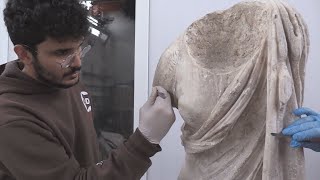 2000YearOld Dancing Moses Statue Found in Turkey [upl. by Eidnalem]