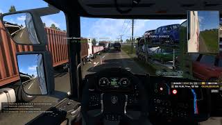 素材来自于轩轩Euro Truck Simulator 2 ighlights of hilarious accidents from the Calais paths [upl. by Annairol]