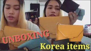 Unboxing items from KOREA [upl. by Ardith]