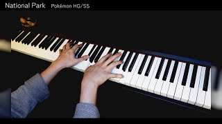 Pokémon HGSS OST  National Park 【Piano Cover】 [upl. by Ahsemad]