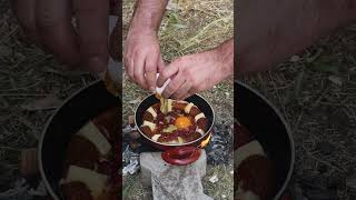 Türk Kahvaltısı Sucuklu Yumurtalı Simit Tarifi [upl. by Jocelyne]