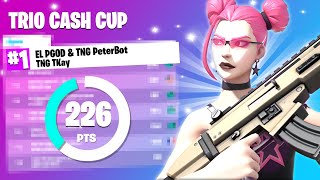 1ST PLACE In TRIO CASH CUP 🏆 w Pgod amp Tkay 1800 [upl. by Asalocin]