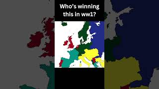 Who’s winning this in world war 1 europe countryballs mapping ww1 [upl. by Yhtak361]