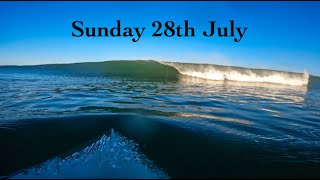 Croyde bay Sunday 28th July POV SURF [upl. by Illehs]