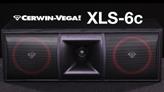 Cerwin Vega XLS6c 2x6 inch Home Theater Speaker  Cerwin Vega XLS6c [upl. by Gittle]