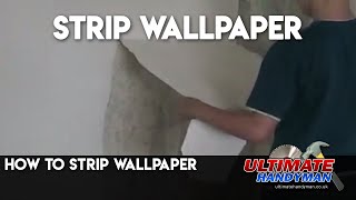 how to strip wallpaper [upl. by Assehc]