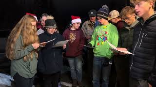 Christmas Carolers ComeA—Caroling to Our House [upl. by Hourihan]