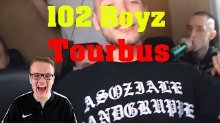 102 BOYZ  TOURBUS prod By THEHASHCLIQUE Reaction [upl. by Donela]