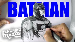 Como dibujar a Ben Affleck BATMAN [upl. by Airdnek]