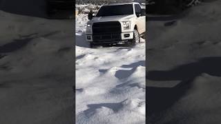 2018 Ford F150 off road in the ❄️snow ❄️ [upl. by Neukam]