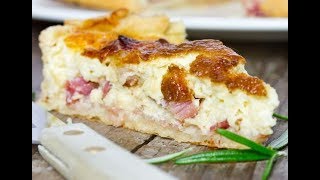 QUICHE LORRAINE GOURMANDE  La meilleure recette [upl. by Meeharb]