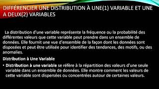 Cours de Statistique 1er Trimestre du 3e Cycle Fondamental   4e Cours [upl. by Eimareg]