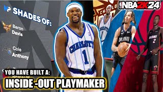 Best HORNETS BARON DAVIS build in NBA 2K24 [upl. by Chari806]