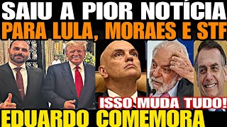 BOMBA NESSA SEXTA SAIUU A PIOR NOTÍCIA PARA LULA MORAES E STF TRUMP SOLTA BOMBA QUE ABALOU TODO [upl. by Enidan]