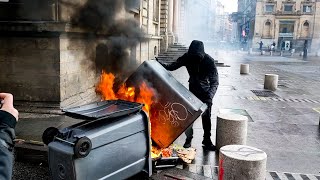 Manifestation du 08 janvier 2022 à Lyon contre le pass vaccinal [upl. by Adnarim]