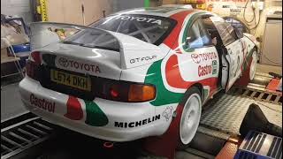 Toyota Celica GT Four GT4 ST205 Rally Car Dyno Pull Rolling Road [upl. by Arden]