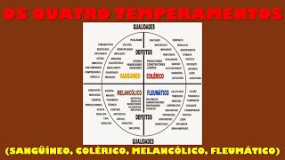 Os quatro temperamentos sangüíneo colérico melancólico fleumático [upl. by Nichole]