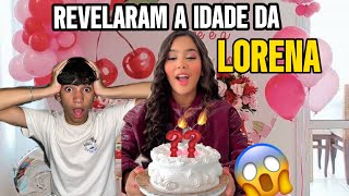 REVELARAM A IDADE DA LORENA PINA  tudo que aconteceu na festa da Lorena 🤯 [upl. by Novyad]