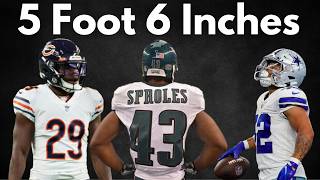 The Best NFL Players Under 5 Foot Six Inches Tall [upl. by Ahselrac]