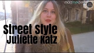 Street Style  Juliette Katz avant Coucou Les Girls [upl. by Anaujnas847]